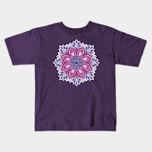 Purple and pink mandala Kids T-Shirt